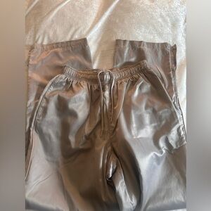 Skims track pants size small color stone